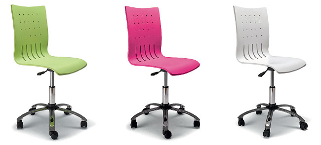Sillón giratorio purple