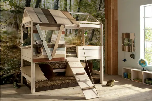 Cama Infantil Árbol Litera