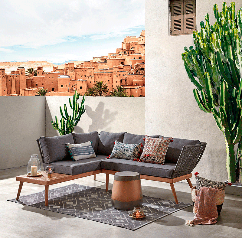 La nueva colección de jardín destaca por sus muebles funcionales, bellos y con un diseño muy natural.