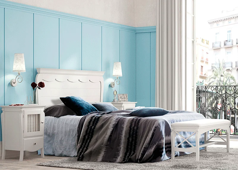Dormitorio vintage provenzal Basilea