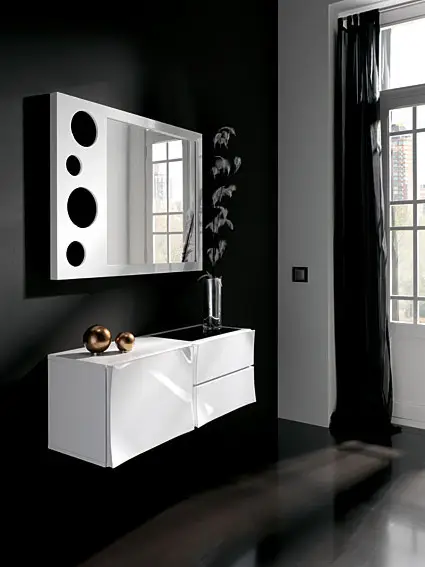 Consola y Espejo Iris Conjunto