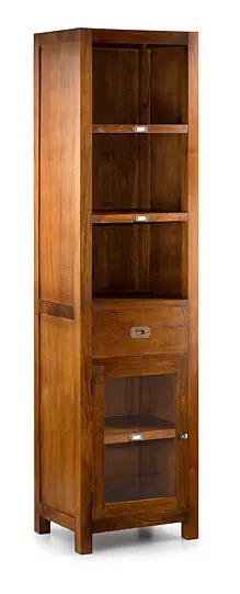 Librería 1 puerta 1 cajón 3 estantes
