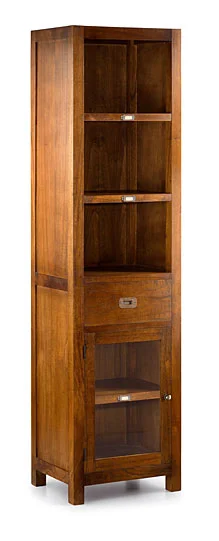 Librería 1 puerta 1 cajón 3 estantes