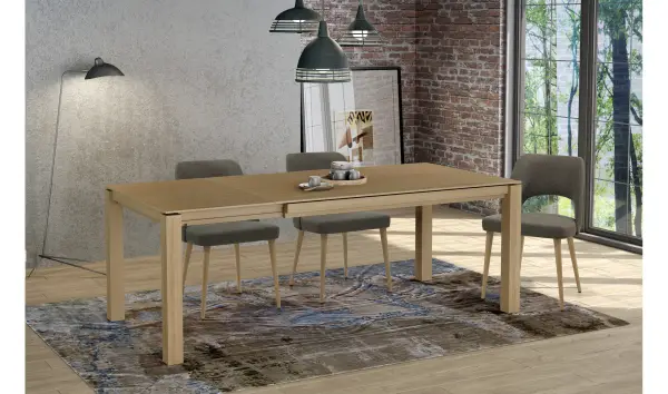 Mesa de comedor extensible nórdica Nibba