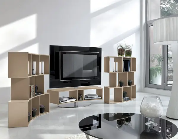 Mueble T.V Odeon II + Librería River