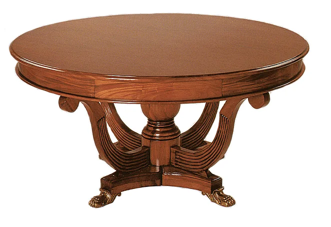 Mesa Comedor Regencia Circular 150 cms Fija
