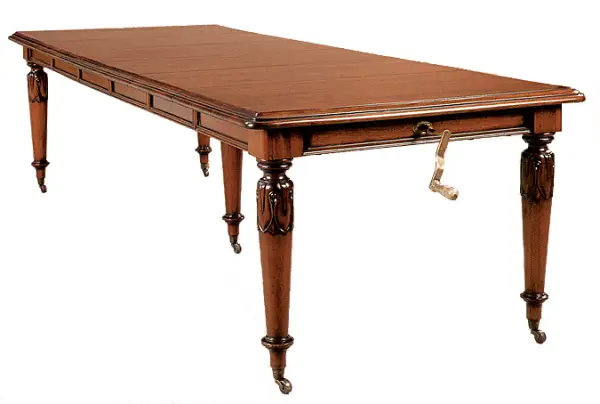 Mesa de Comedor Victoriana Cuadrada 5 Patas