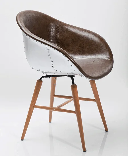 Muebles. Silla vintage Soho marrón