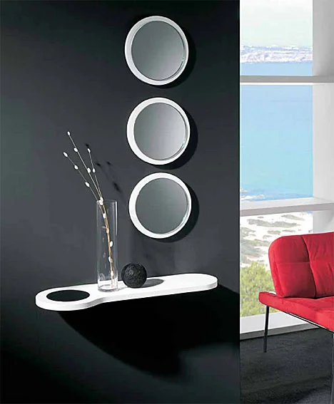 Recibidor y Espejo Madison Conjunto