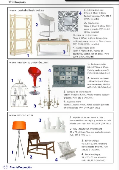 Revista Aires de Decoración