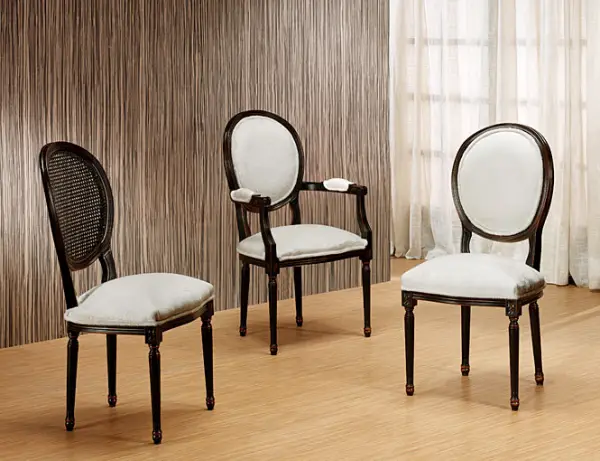 Silla y Sillón Luis XVI