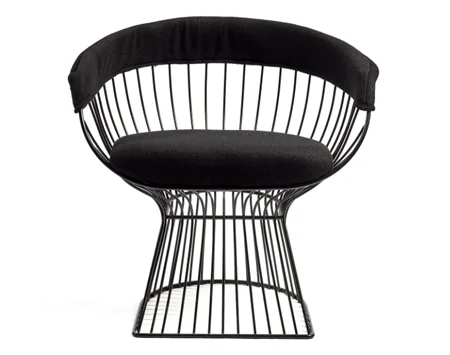 Muebles. Sillón cromoda negro Kemul