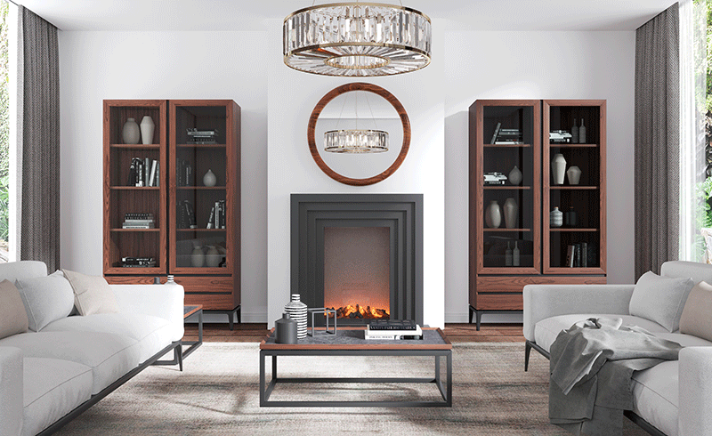 Las líneas clásicas de Muebles Castelo se depuran con un resultado elegante, acogedor y sofisticado.