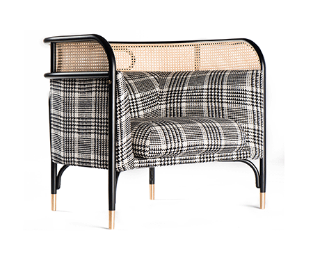 Butaca Gebrüder Thonet Targa pata de gallo