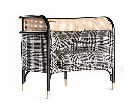 Butaca Gebrüder Thonet Targa pata de gallo