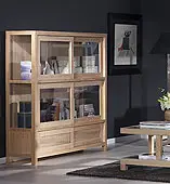 Vitrina Duplo Natural