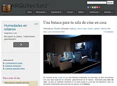 Una butaca para tu sala de cine en casa en is-arquitectura.es