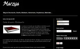 Cama de acero Montecarlo con Portobello en marzua.blogspot.com.es