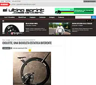 Una bicicleta estatica diferente con Portobello en ultimosprint.com