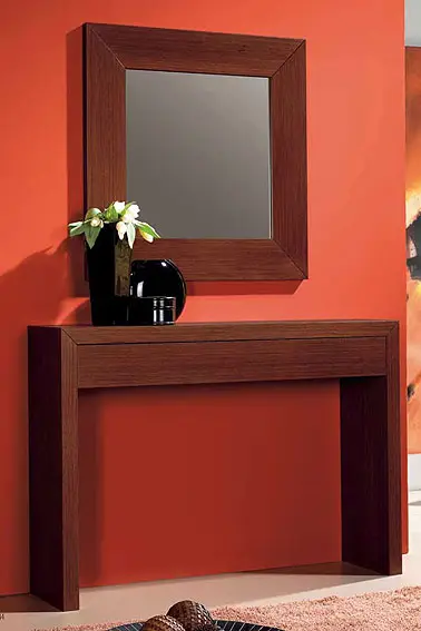 Consola Roble con Cajón
