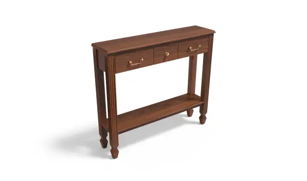 Consola 3 cajones colonial Brookling