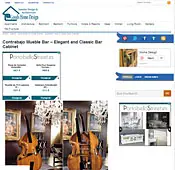 Contrabajo bar con Portobello en goodshomedesign.com