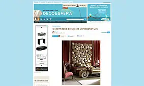 El dormitorio de lujo de Christopher Guy