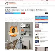 Detalles especiales para la decoración de halloween con Portobello