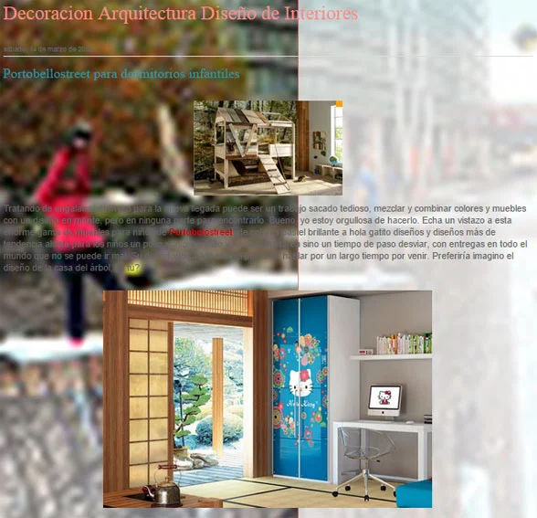 Dormitorio infantiles con Portobello