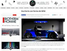 Escritorio con forma de mini con Portobello