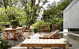 Ambiente de Jardín teak