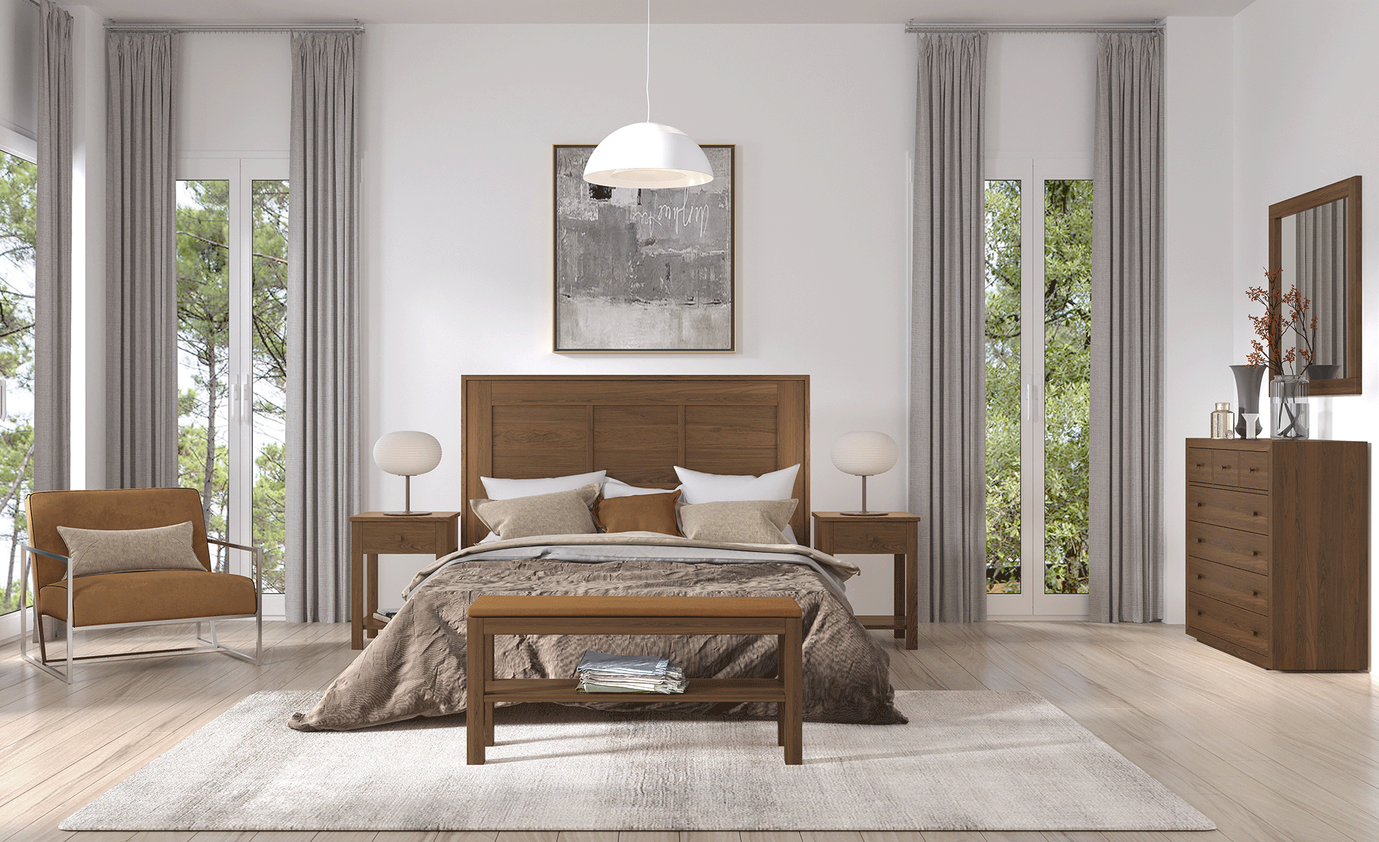 Juego de dormitorio matrimonial