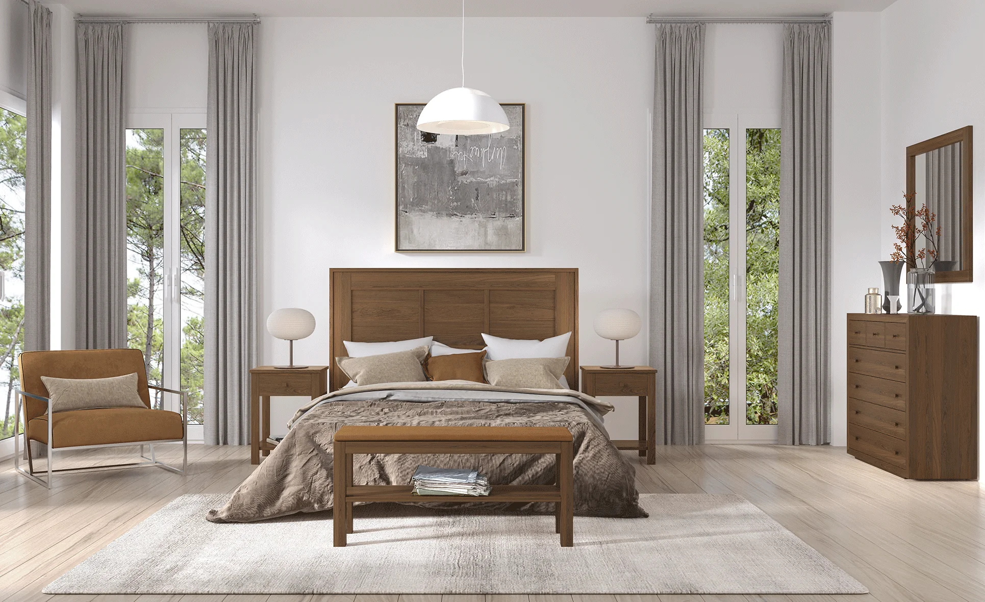 Juego de dormitorio matrimonial
