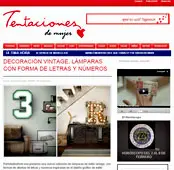Lámparas con forma de letras y números con Portobello