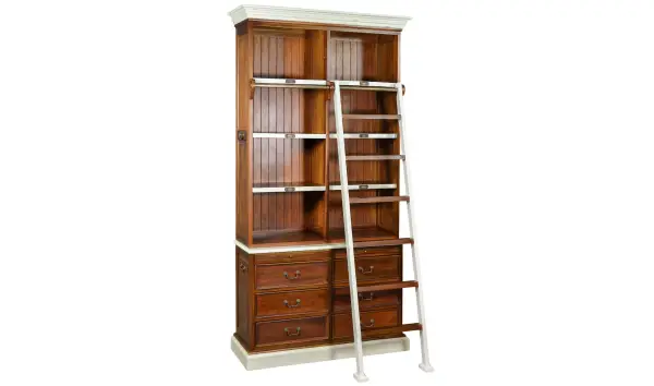 Librería con escalera vintage Poitier