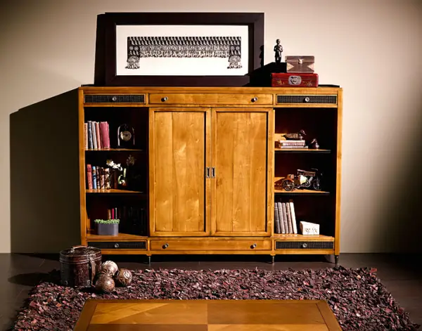 Librería Mueble Tv puertas correderas