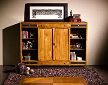 Librería Mueble Tv puertas correderas