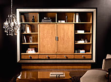 Librera mueble Tv puertas correderas Style