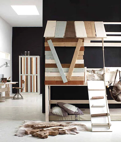 Cama Infantil Árbol Litera