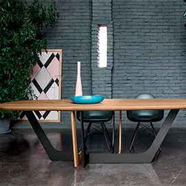 Mesa comedor de forja