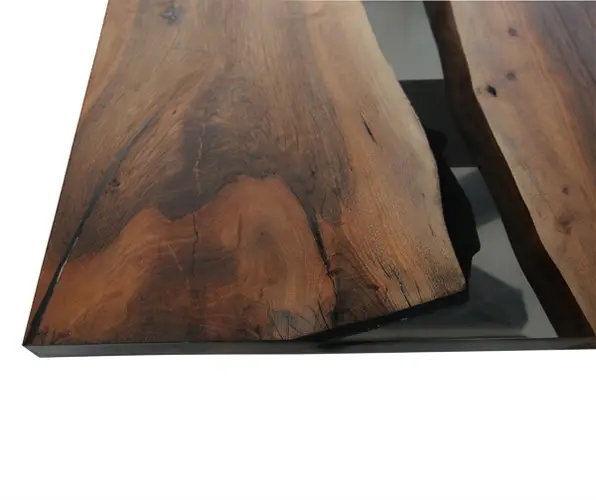 Mesa de comedor nogal macizo Kejer