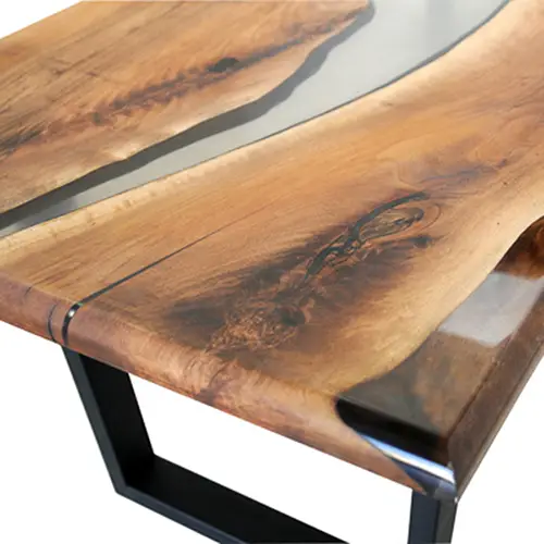 Mesa de comedor nogal macizo Torite