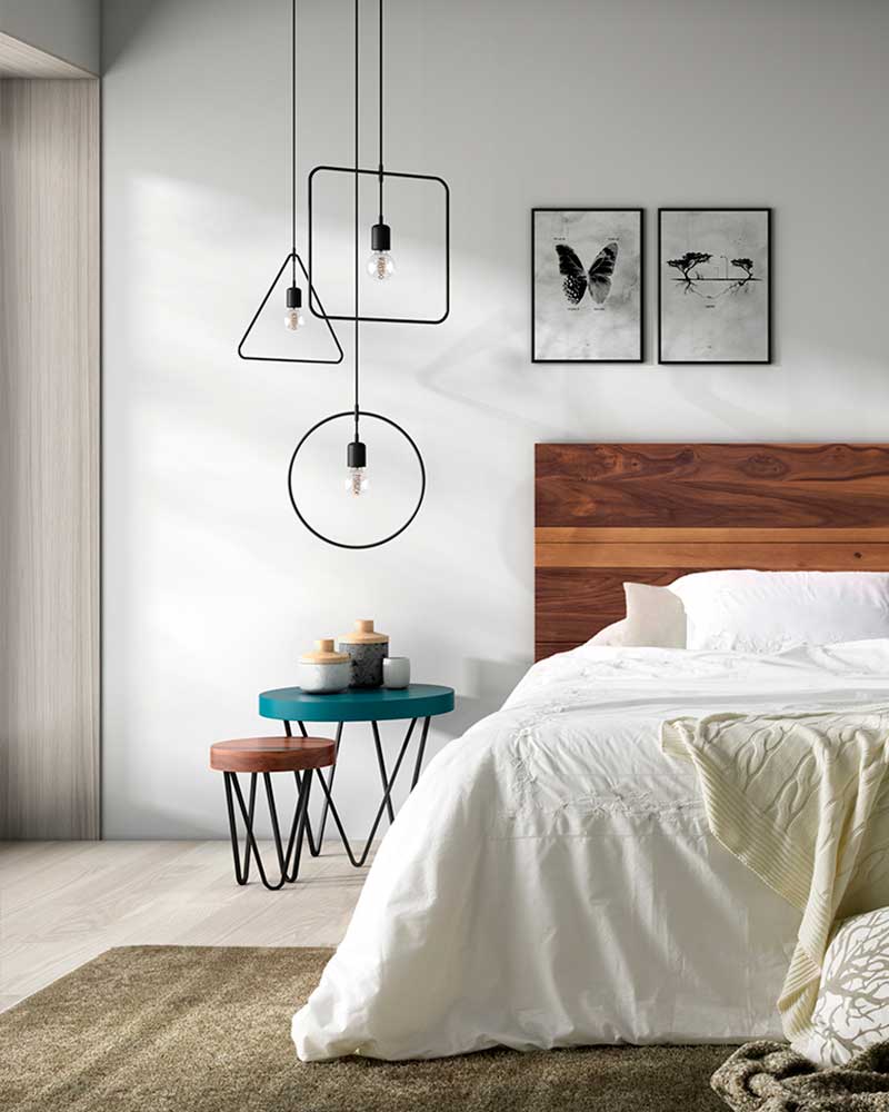 Mesa de rincón industrial Loft