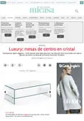 Mesa de centro en cristal con Portobello
