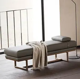 Pie de cama moderno