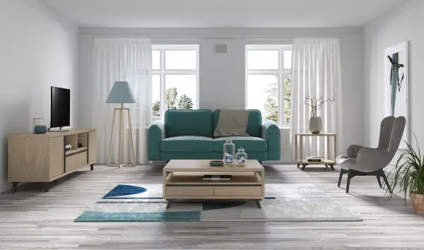 Mueble tv 2 puertas nórdico Borgen
