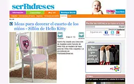 Ideas para decorar el cuarto de los niños - Sillón de Hello Kitty