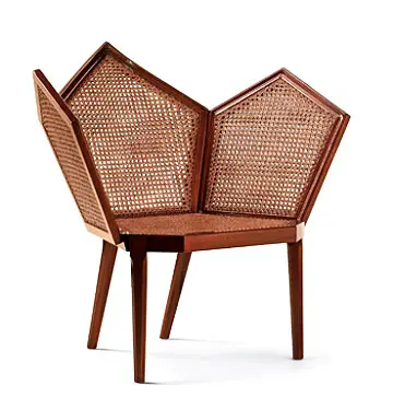 Detalle Sillón Lui Stampa con rejilla