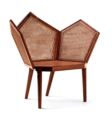 Detalle Sillón Lui Stampa con rejilla