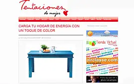 Carga tu hogar de energía con un toque de color en "Tentaciones de mujer"